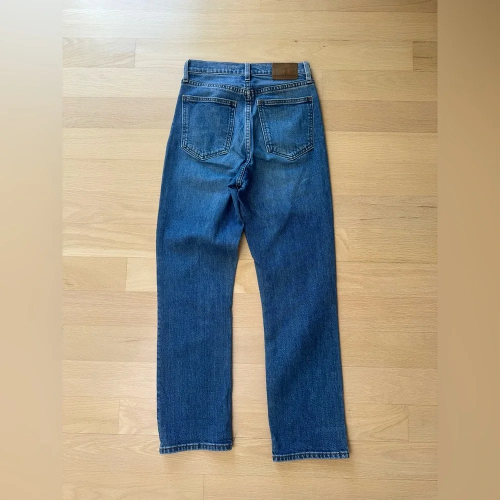 Aritzia Denim Forum The Arlo High Rise Straight Jeans Size 25/28L - Picture 9 of 13